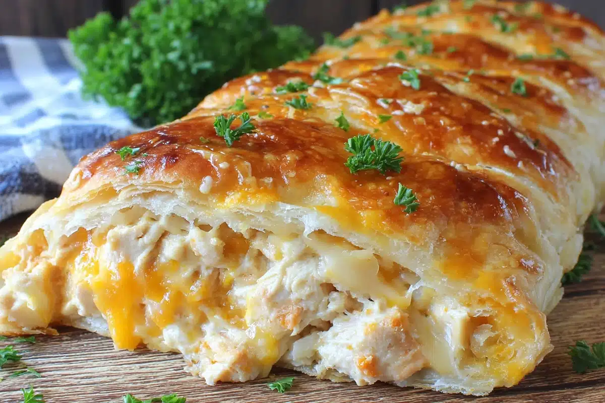 Cheesy Chicken Crescent Rolls