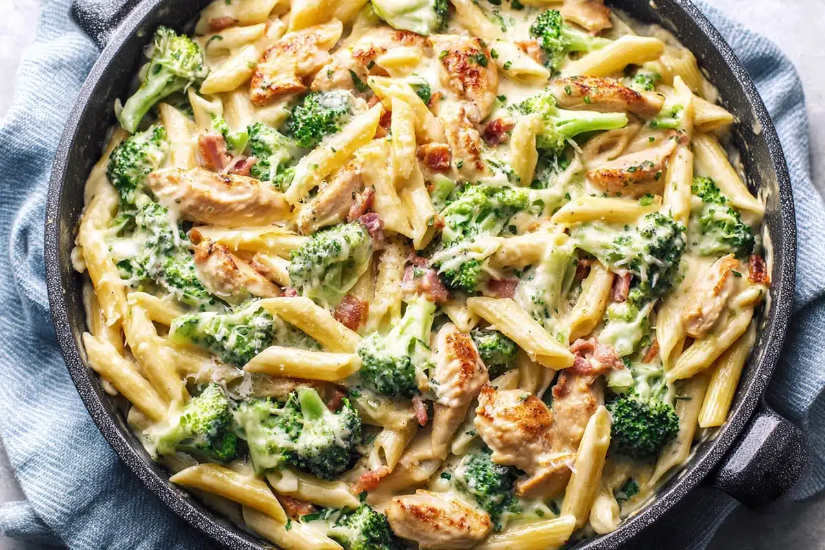 Cheesy Ranch Chicken and Broccoli Pasta Skillet: Your New Weeknight ...