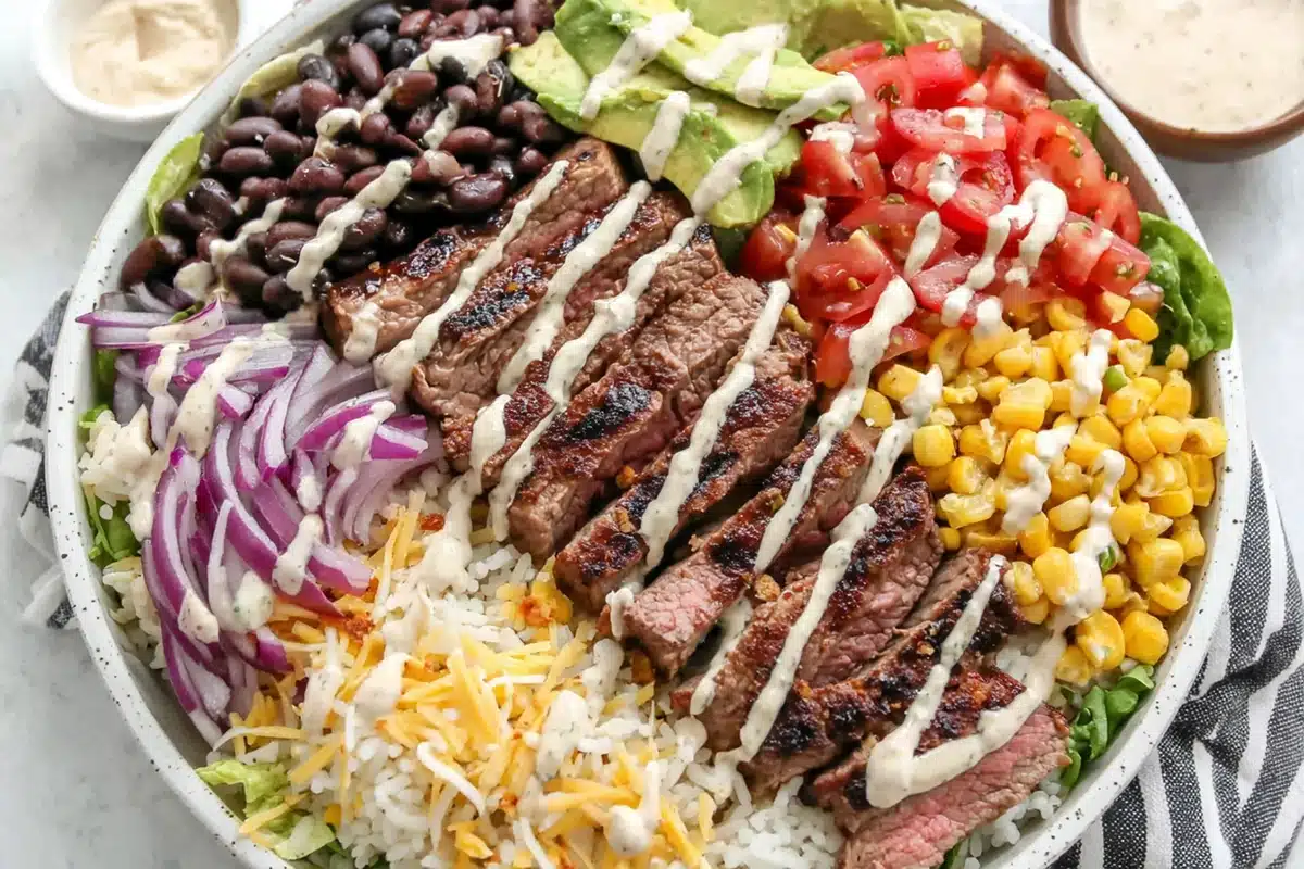 Cilantro Lime Steak Bowls