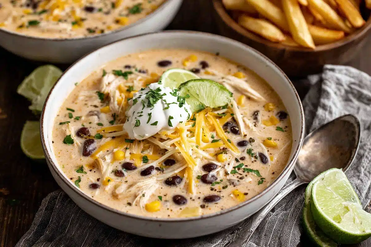 Creamy Chicken Taco Soup