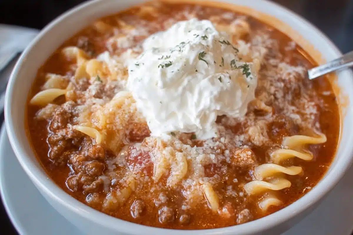 Easy Lasagna Soup Recip