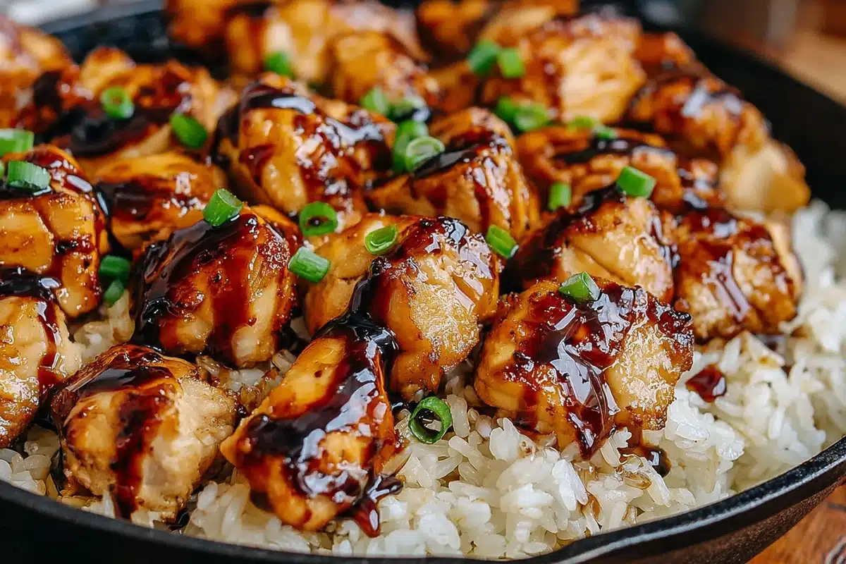 Honey BBQ Chicken Rice