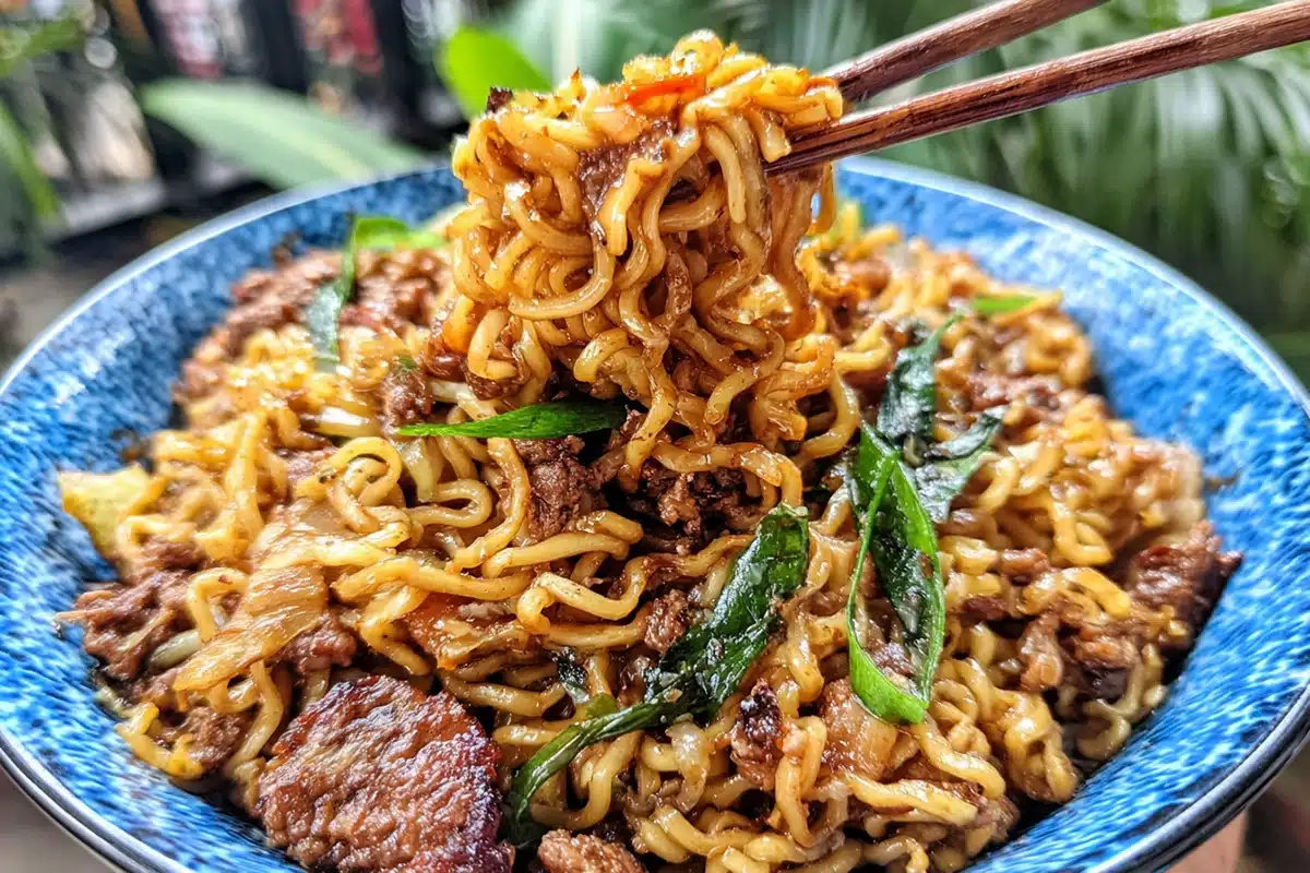 Stir Fry Japanese BBQ Ramen Noodles: A Weeknight Dinner Hero 6 Japanese BBQ Ramen Noodles