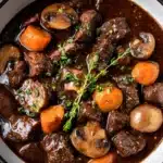 Slow Cooker Beef Bourguignon