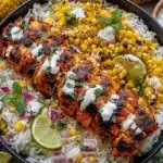 Street Corn Chicken Rice Bowl[