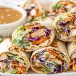 Thai Peanut Chicken Wraps