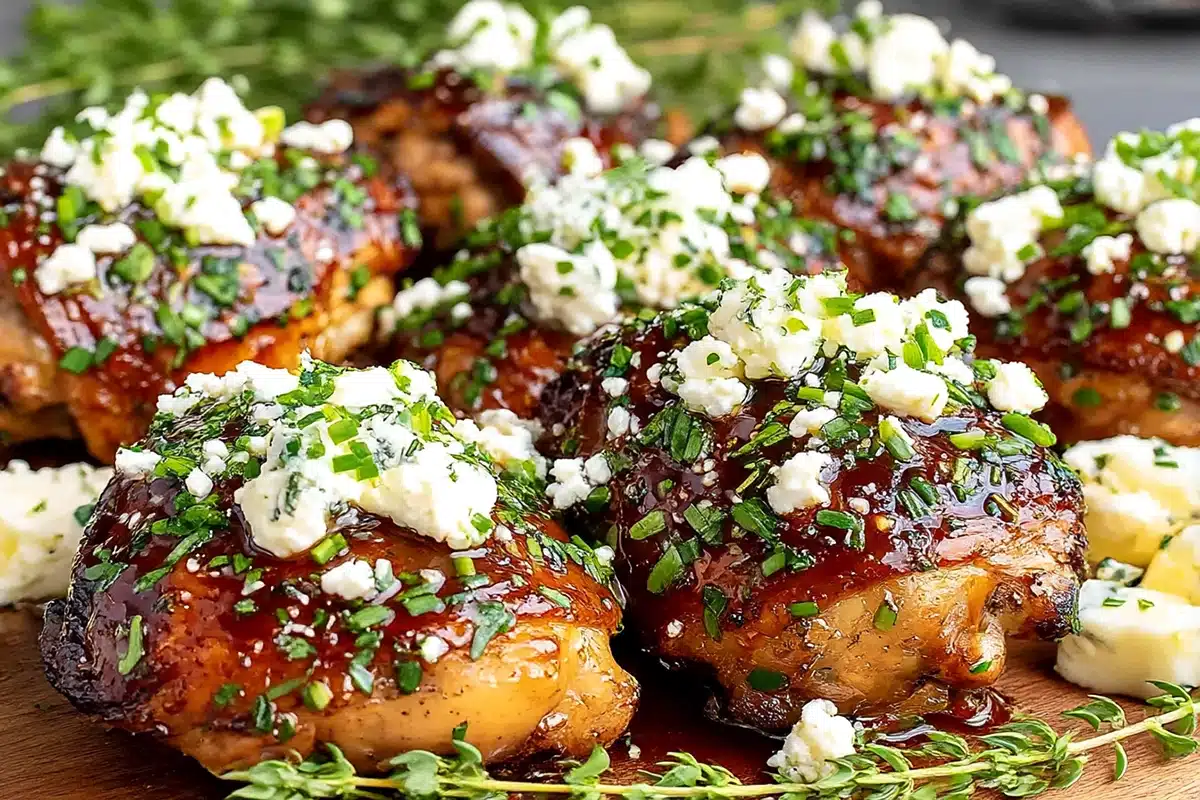 hot honey feta chicken