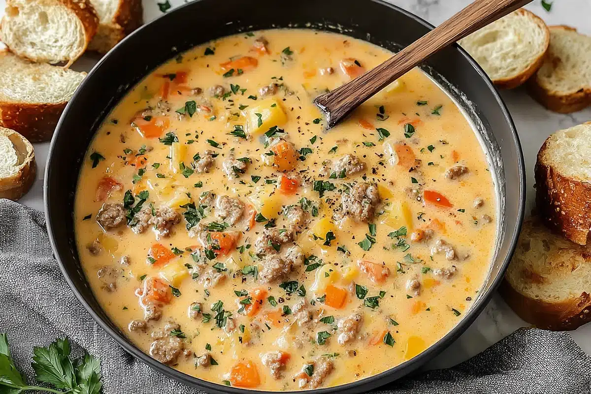 Cheeseburger Soup