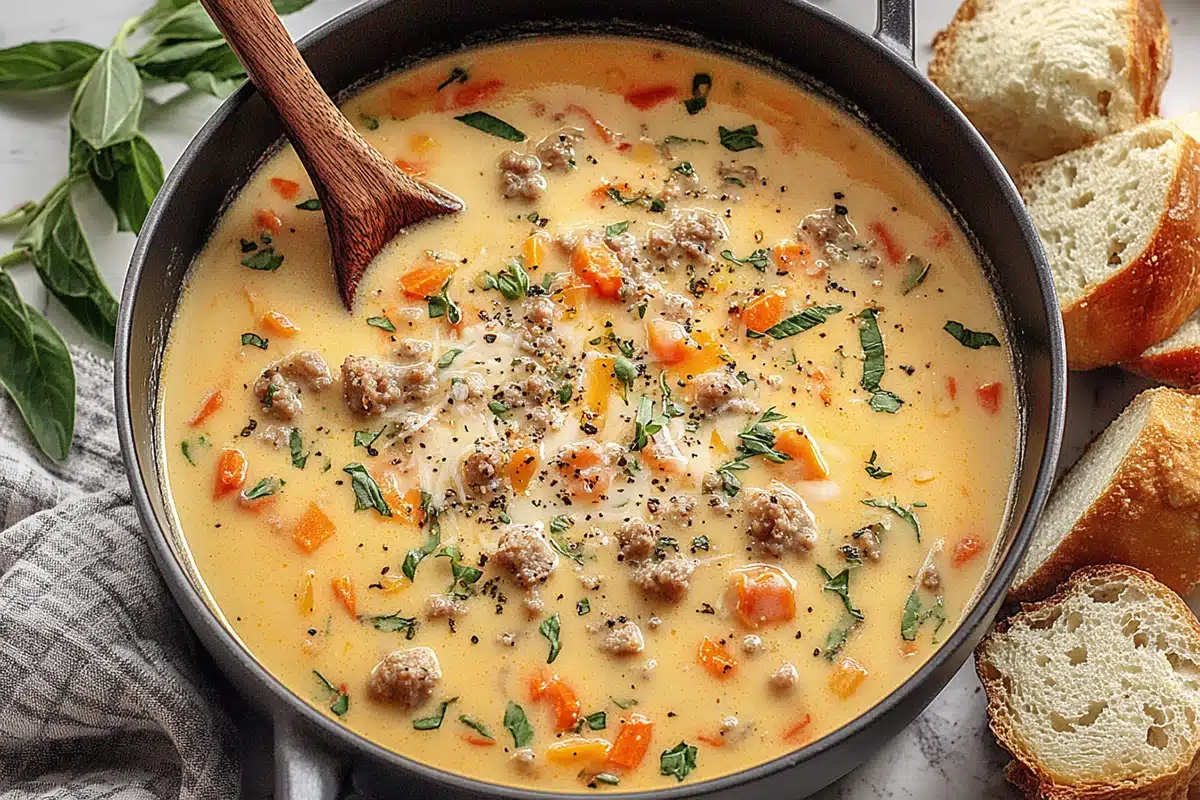 Creamy Hearty Cheeseburger Soup: The Ultimate One-Pot Comfort Dinner 7 Cheeseburger Soup