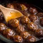 Slow Cooker Salisbury Steak Meatballs