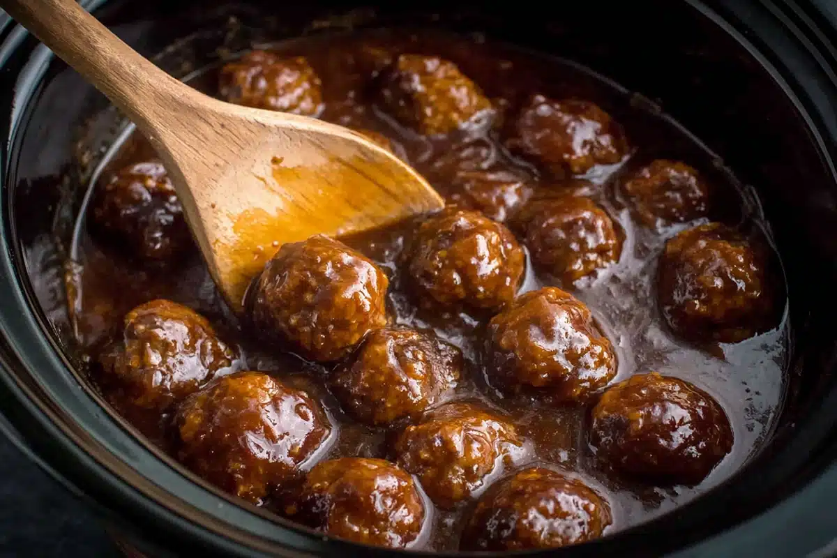Slow Cooker Salisbury Steak Meatballs