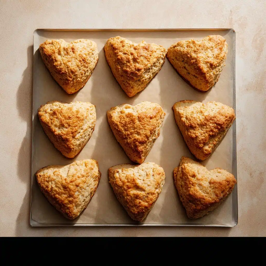 Chai Scones with Maple Chai Glaze: A Perfectly Spiced Bake for Any Tea Time 5 baked chai scones cooling tray