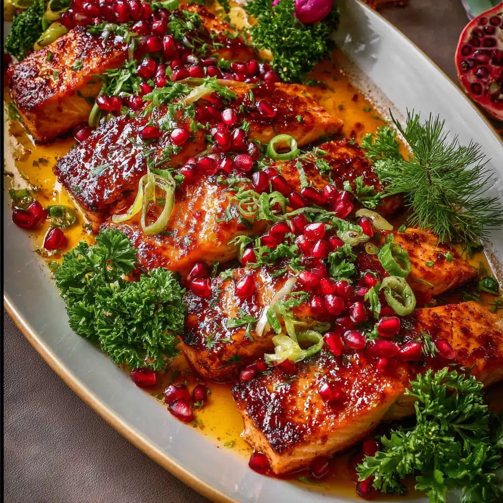 Christmas Salmon Recipe festive table