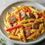 creamy cajun sausage pasta