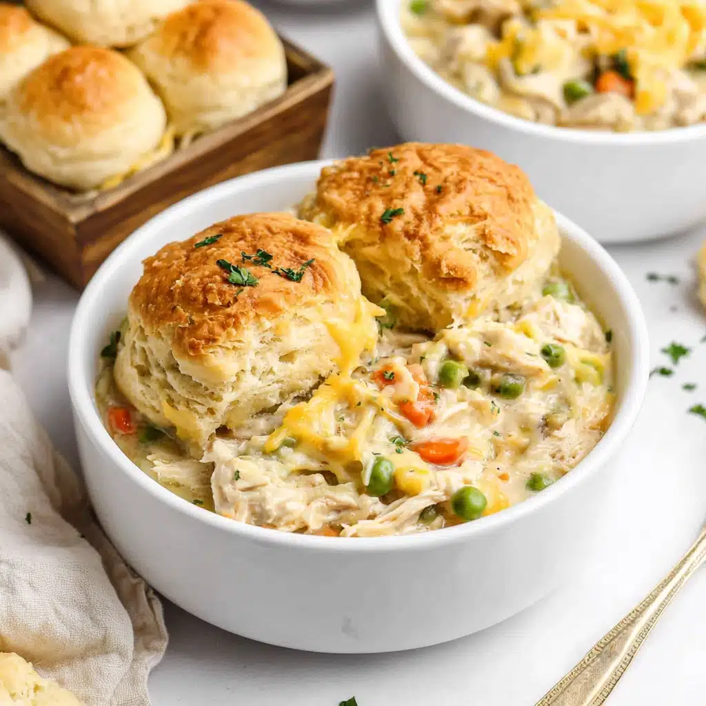 crockpot chicken pot pie comfort food