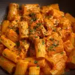 Gigi Pasta with creamy spicy tomato sauce