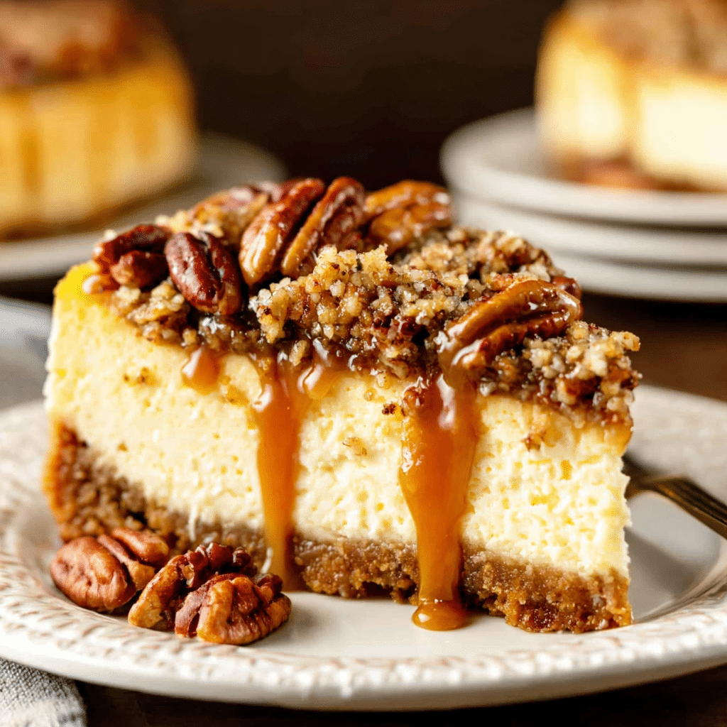 Pecan Pie Cheesecake Bars: A Decadent Dessert Bar Recipe for Every Occasion 5 Flat lay of ingredients used for cheesecake bars.