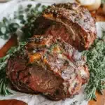 Prime Rib Roast Recipe perfectly roasted bone-in cut