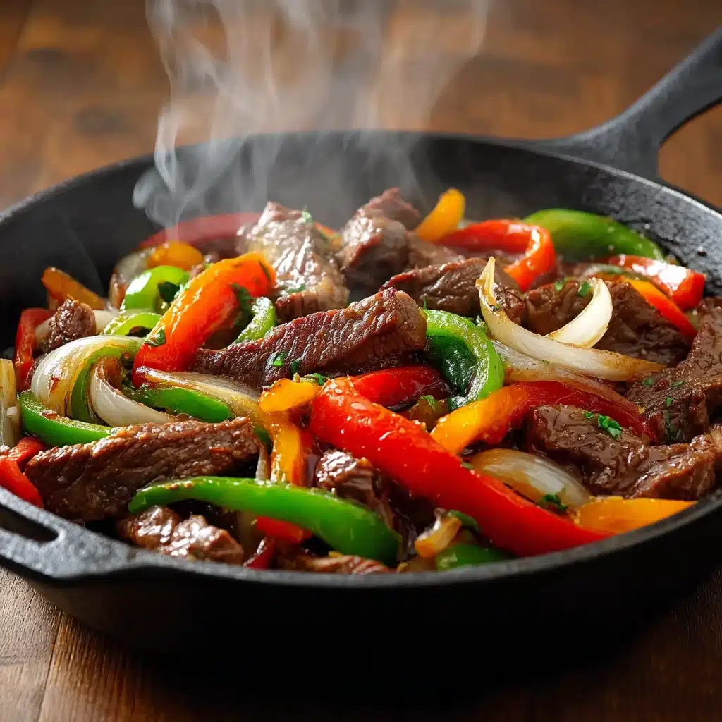 Pepper Steak Recipe: Authentic Chinese-American Dinner Favorite 5 “Served Pepper Steak with Rice”