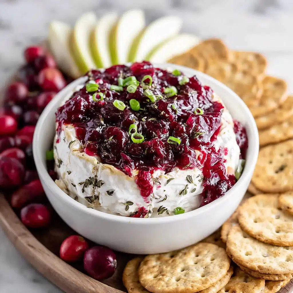 Cranberry Cream Cheese Dip: The Best Holiday Appetizer for Christmas and Thanksgiving 5 serving cranberry cream cheese dip