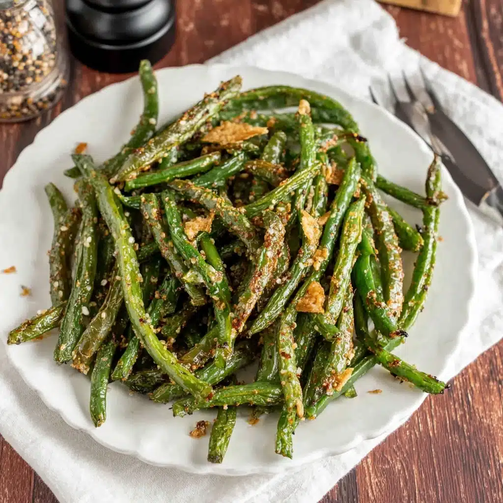 Crispy Baked Green Beans with Parmesan – The Ultimate Christmas Side Dish 5 Christmas serving of crispy baked green beans with parmesan