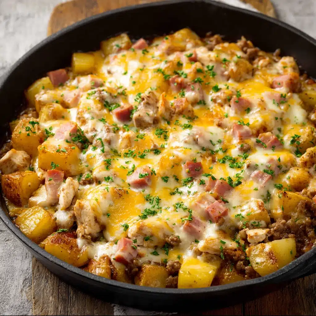 Cheesy Ground Beef Potatoes