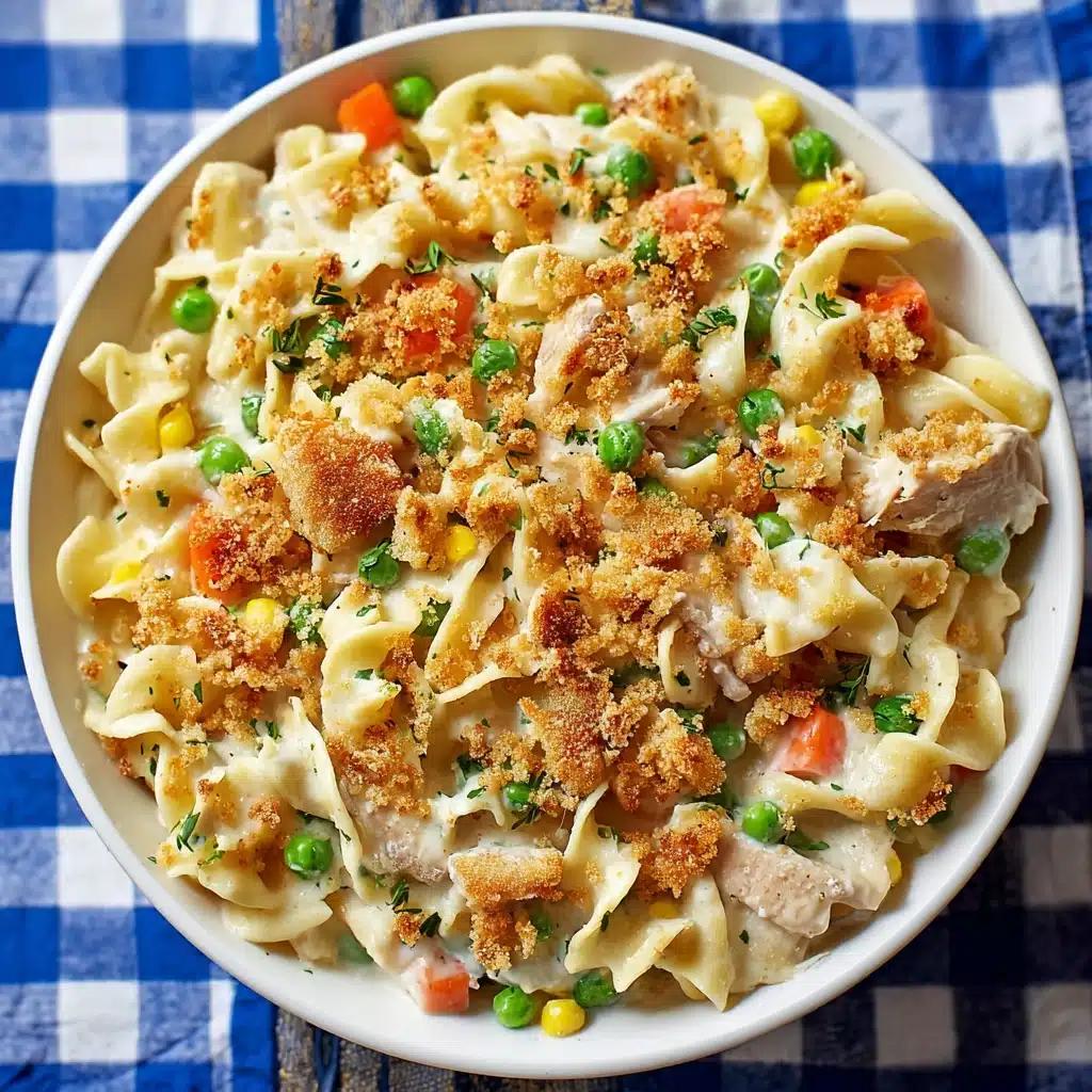 Creamy Chicken Pot Pie Noodles