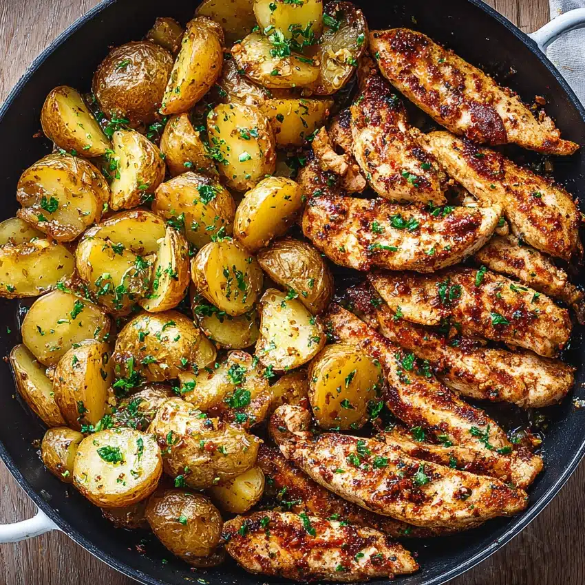 Garlic Butter Chicken and Potatoes