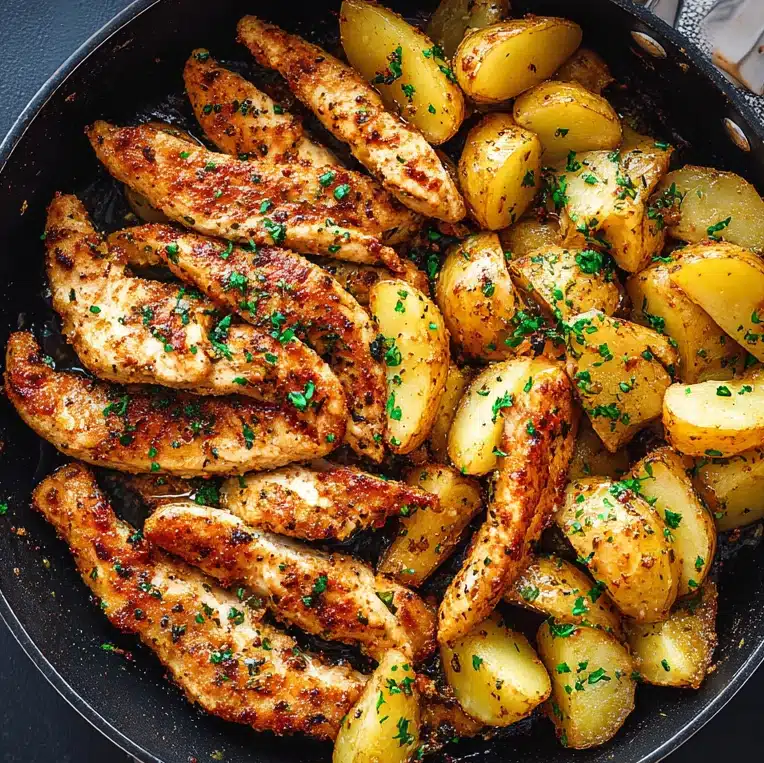 Garlic Butter Chicken and Potatoes