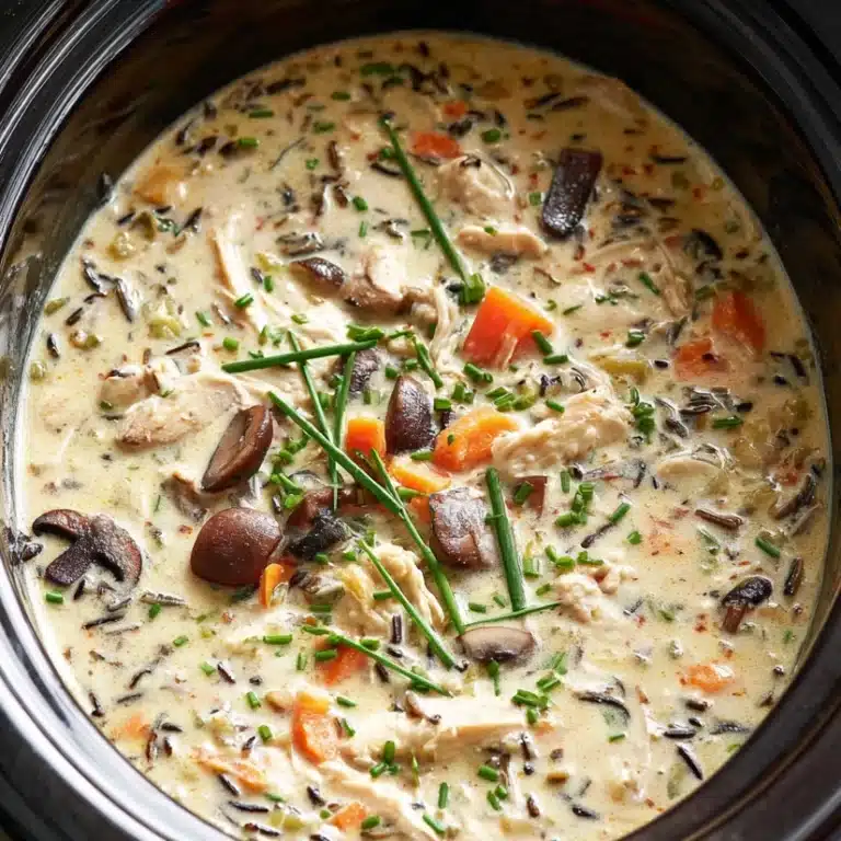 Slow Cooker Chicken and Wild Rice Soup