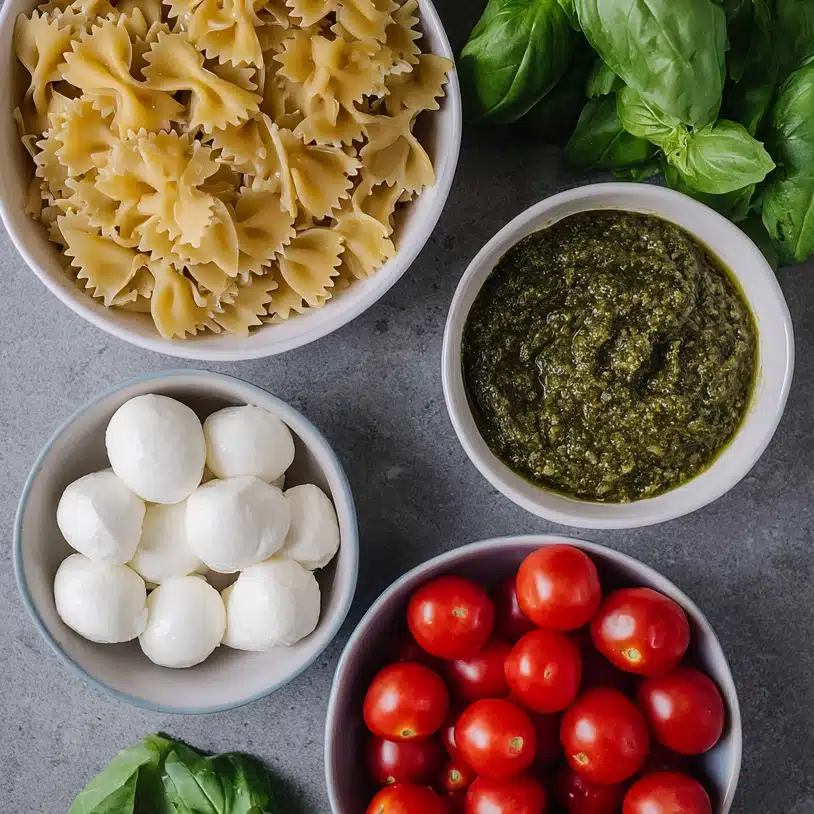 bow tie pasta salad recipe Ingredients