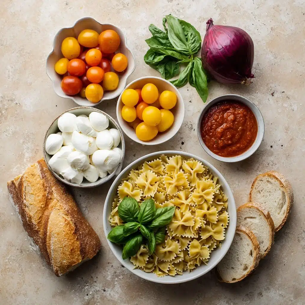 bruschetta pasta salad Ingredients
