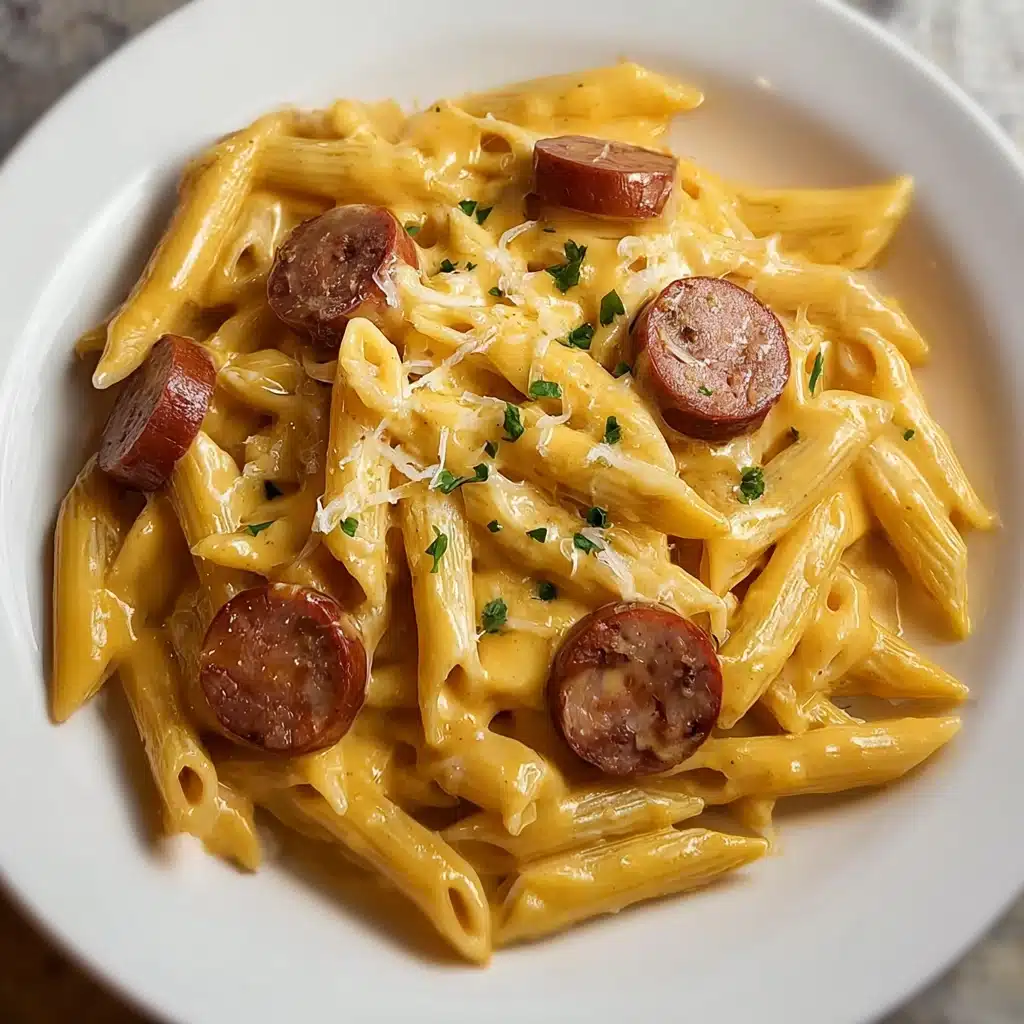 creamy smoked sausage pasta