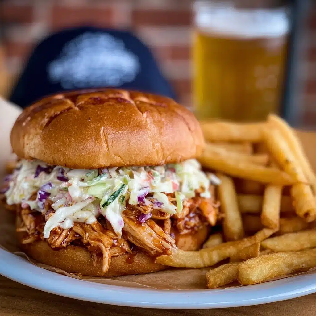 crockpot bbq chicken sandwiches