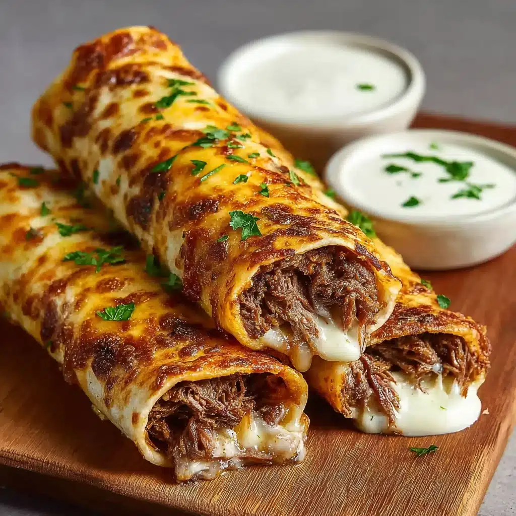 french dip tortilla roll ups2