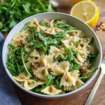 lemon arugula pasta salad