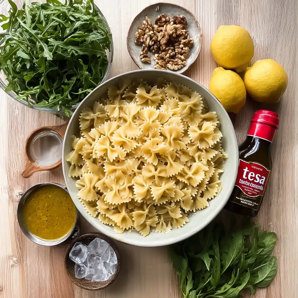 Lemon Arugula Pasta Salad: A Fresh, Zesty Twist You’ll Love 5 lemon arugula pasta salad Ingredients