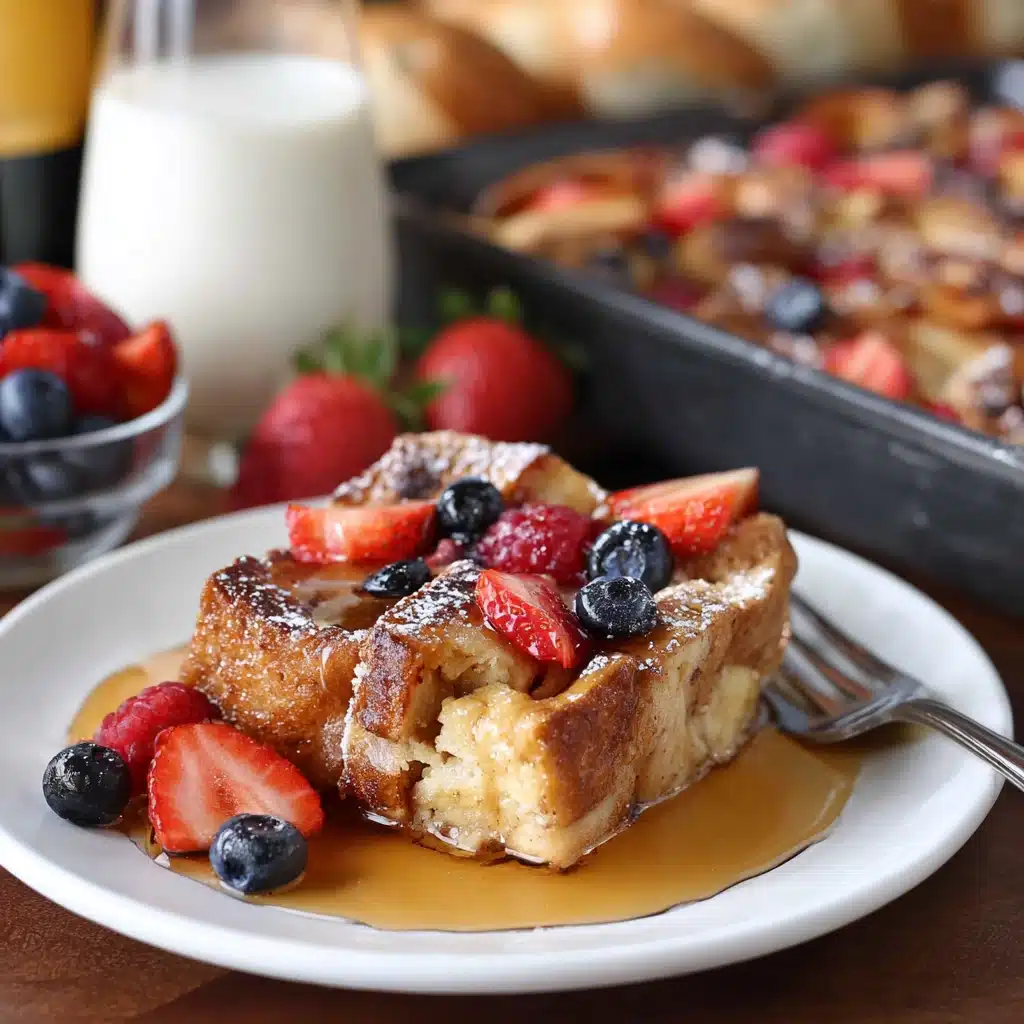 Make Ahead French Toast Casserole: The Ultimate Brunch Comfort Dish 5 make ahead french toast casserole Serving