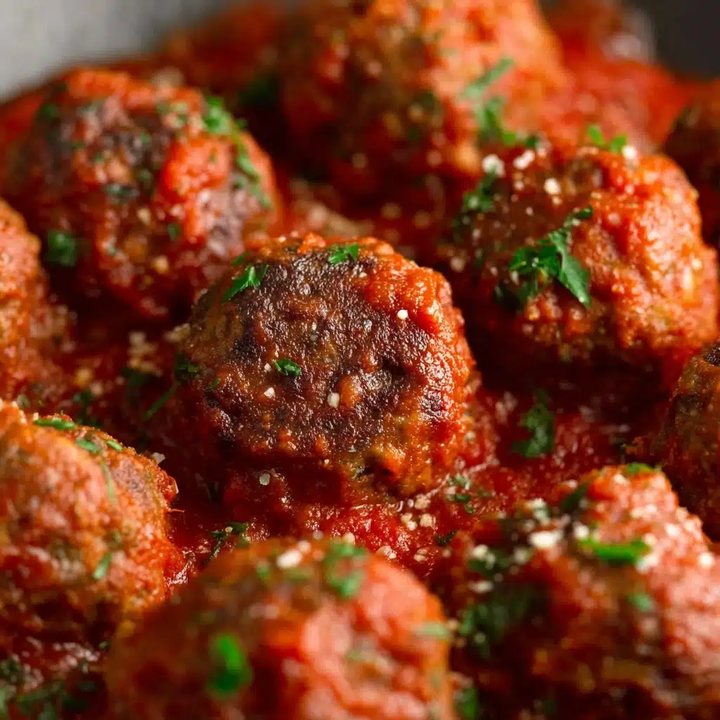 mozzarella stuffed meatballs