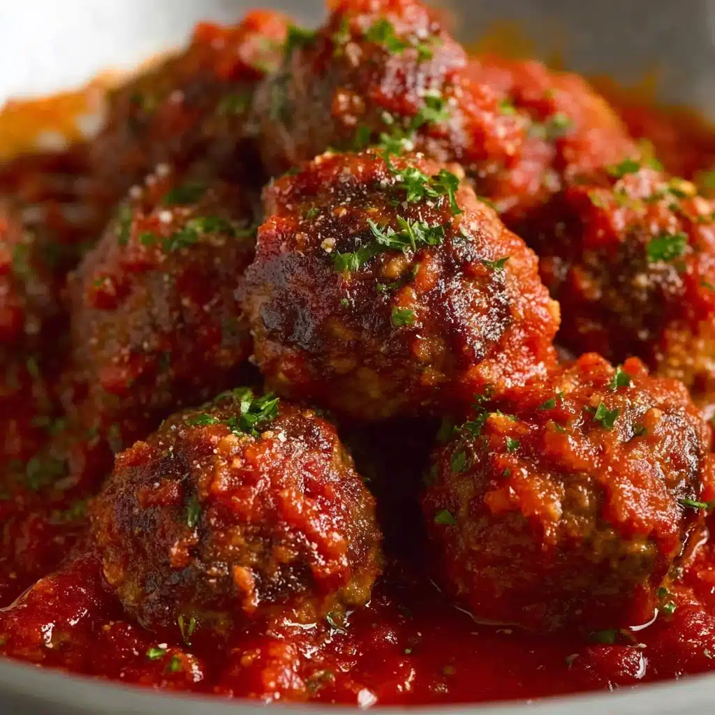 mozzarella stuffed meatballs