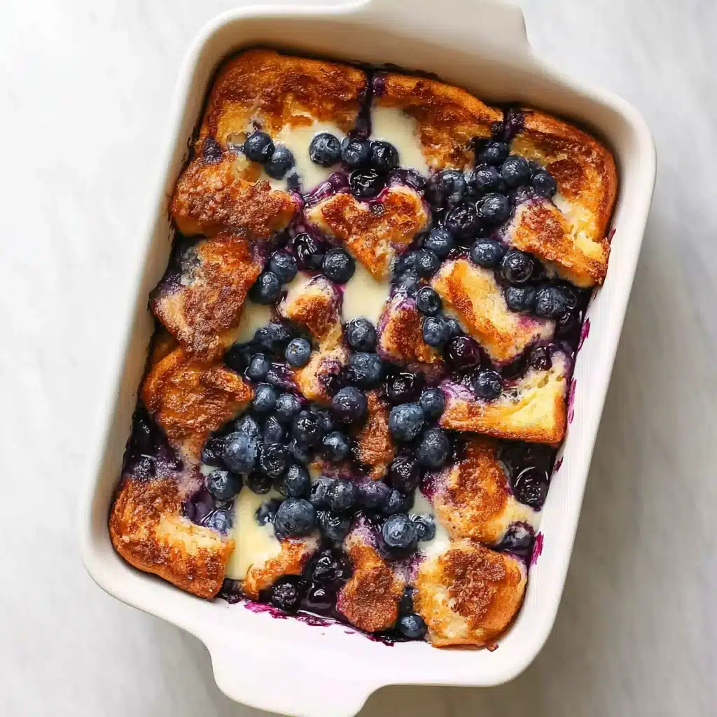 overnight blueberry french toast