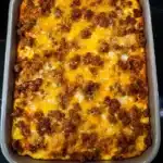 sausage egg cheese casserole