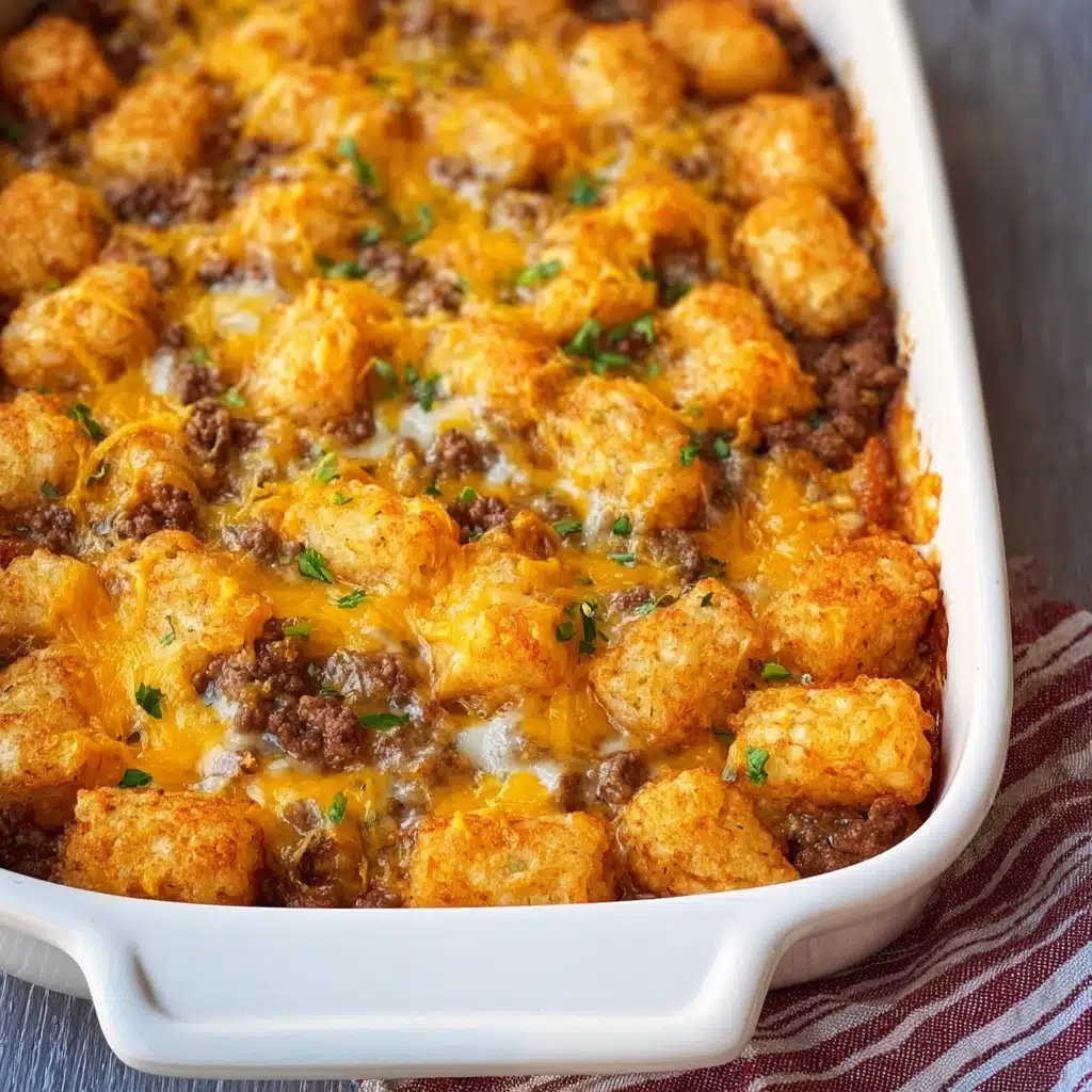 tater tot sausage casserole Step