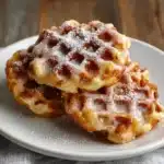 Apple Fritter Waffle Donuts