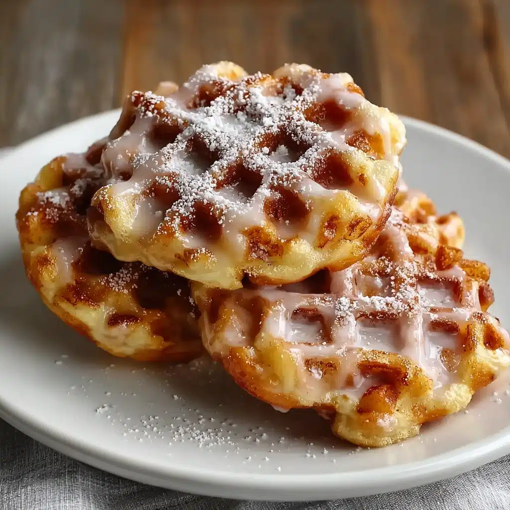Apple Fritter Waffle Donuts