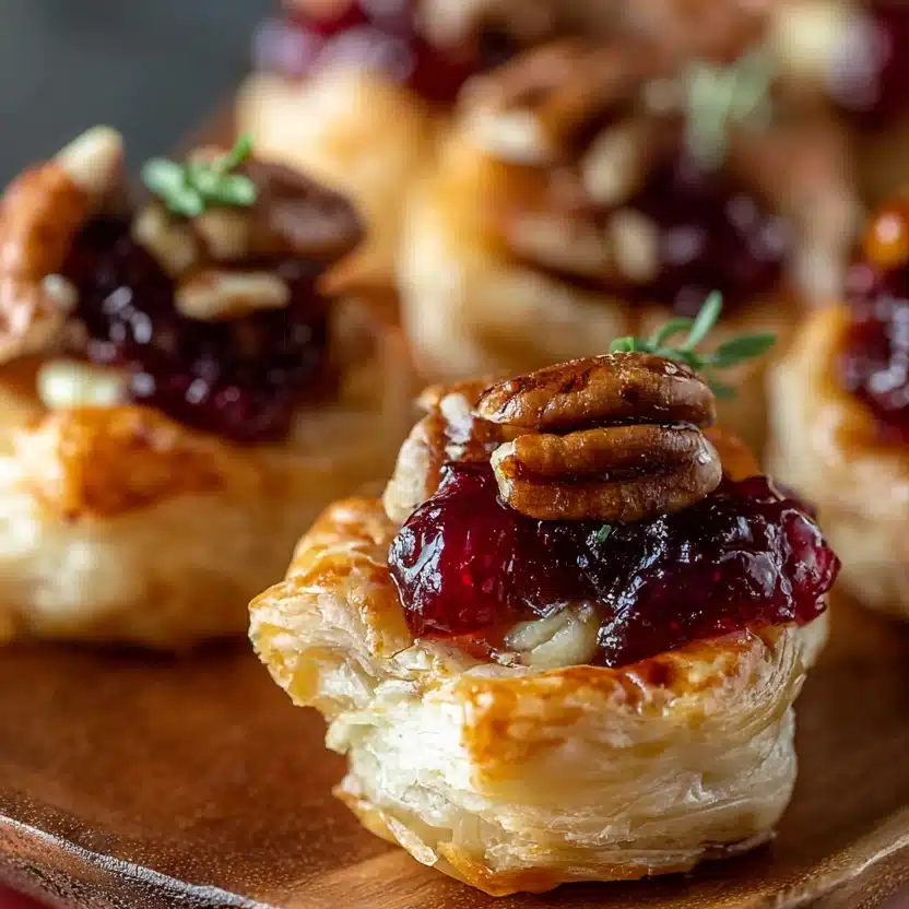 Baked Cranberry Brie Bites