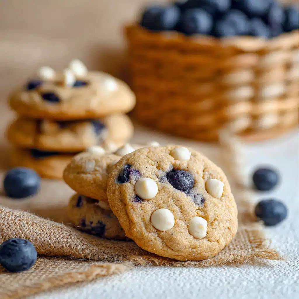 Blueberry White Chocolate Chip Cookies