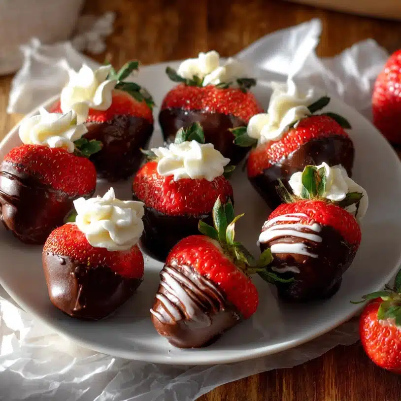 Cheesecake Stuffed Strawberries