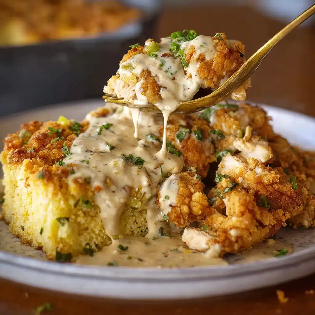 Chicken and Stuffing Casserole