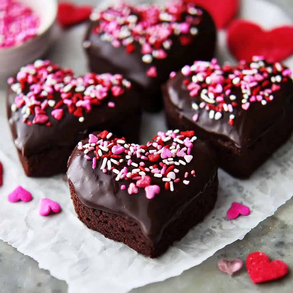 Chocolate Dipped Brownie Hearts – A Sweet Valentine’s Day Dessert 4 Chocolate Dipped Brownie Hearts